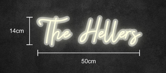 Personalisierbares Neon - LED - Schild in Pink, ideal als Wanddekoration für Wohnzimmer oder Geschäftsräume