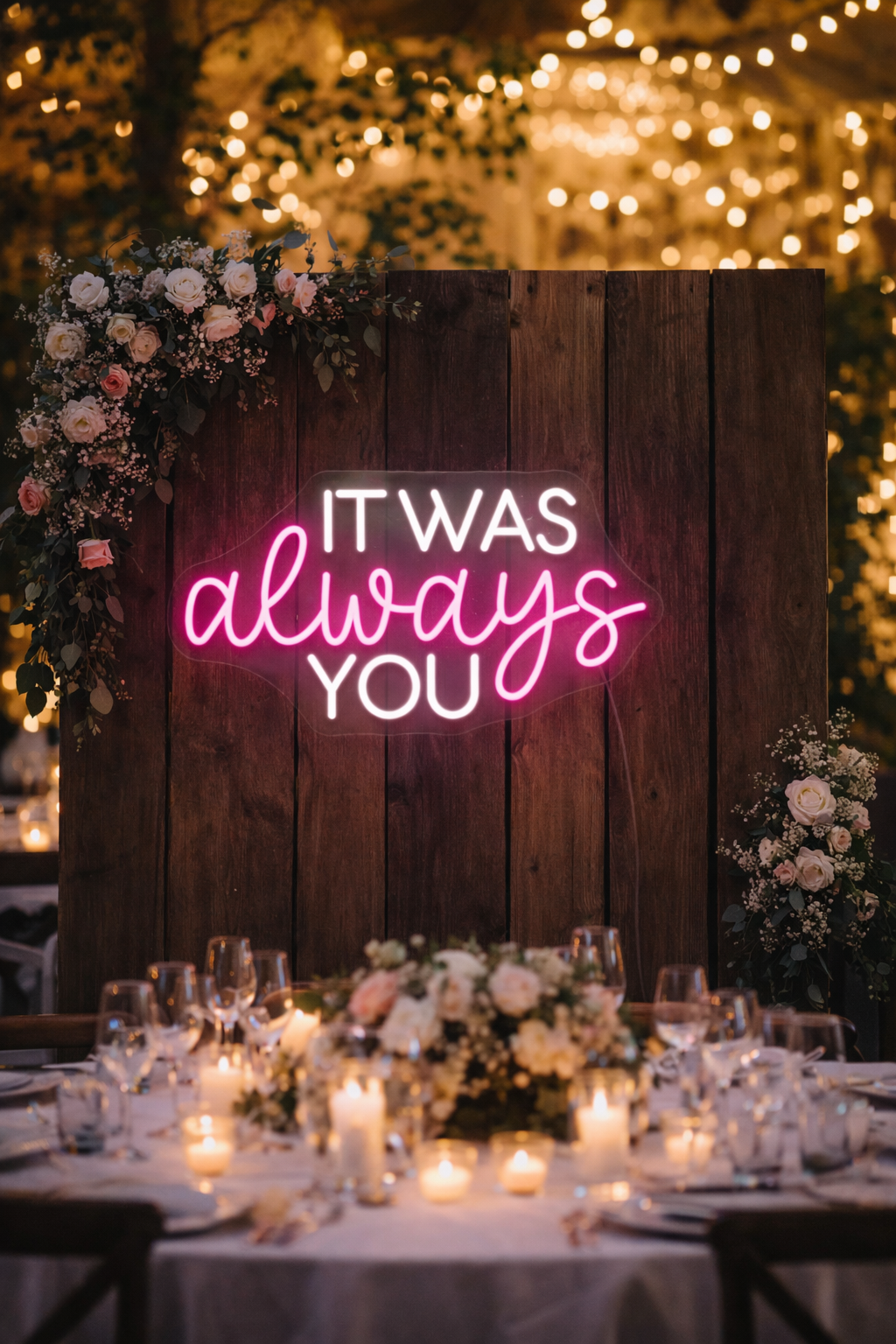 Dein Neonschild – „It Was Always You“