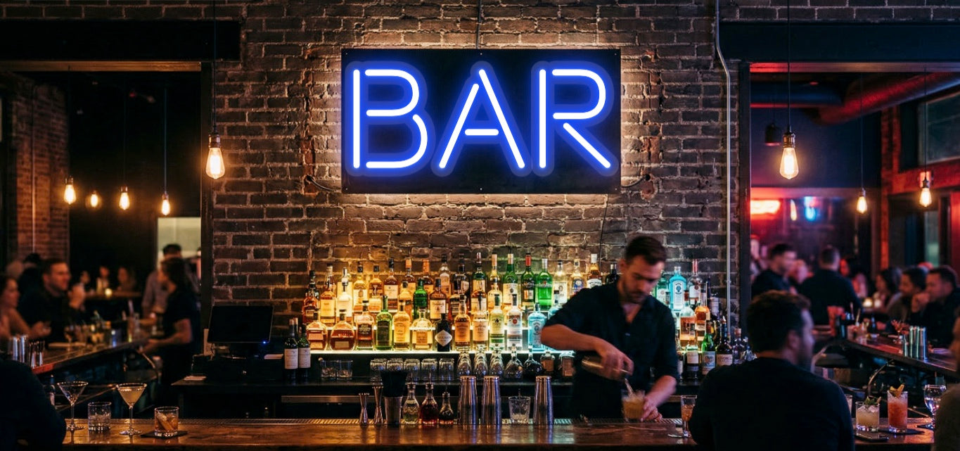 Dein Neonschild – BAR