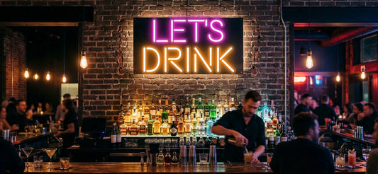 Dein Neonschild – LET'S DRINK