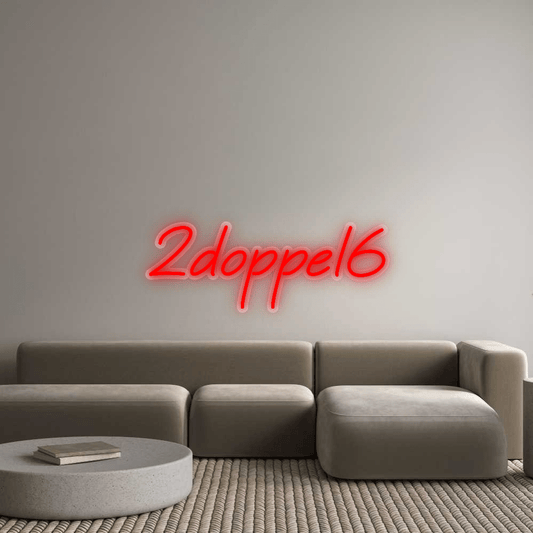 Personalisierbares Neon - LED - Schild in Pink, ideal als Wanddekoration für Wohnzimmer oder Geschäftsräume