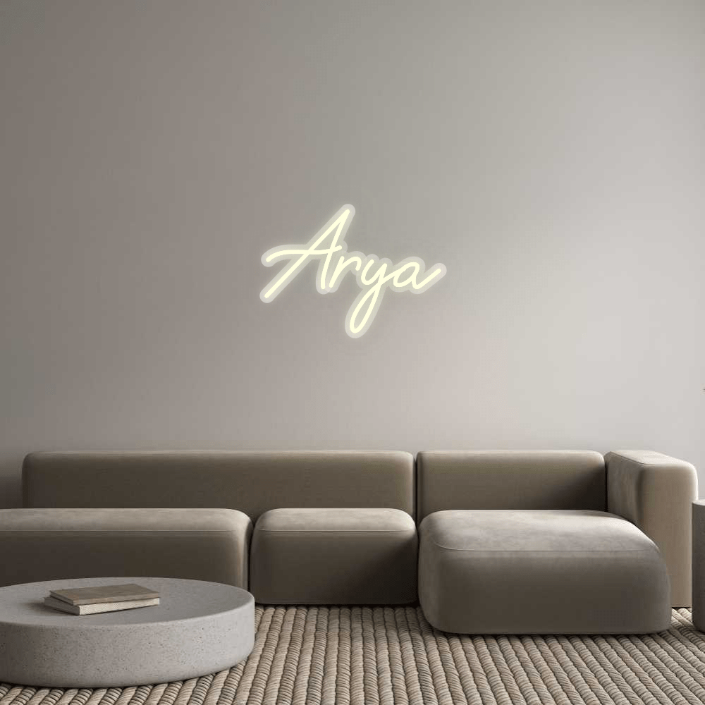 Personalisierbares Neon - LED - Schild in Pink, ideal als Wanddekoration für Wohnzimmer oder Geschäftsräume