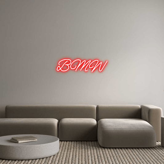Personalisierbares Neon - LED - Schild in Pink, ideal als Wanddekoration für Wohnzimmer oder Geschäftsräume