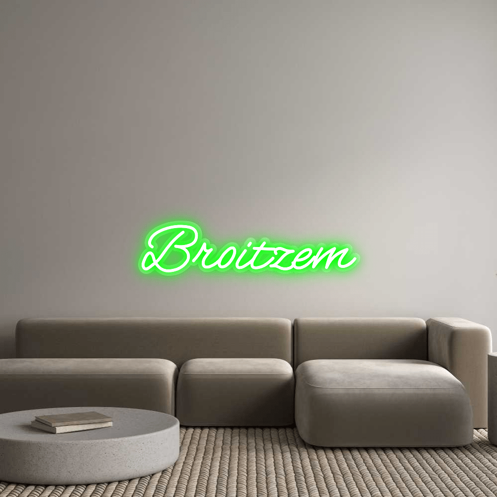 Personalisierbares Neon - LED - Schild in Pink, ideal als Wanddekoration für Wohnzimmer oder Geschäftsräume