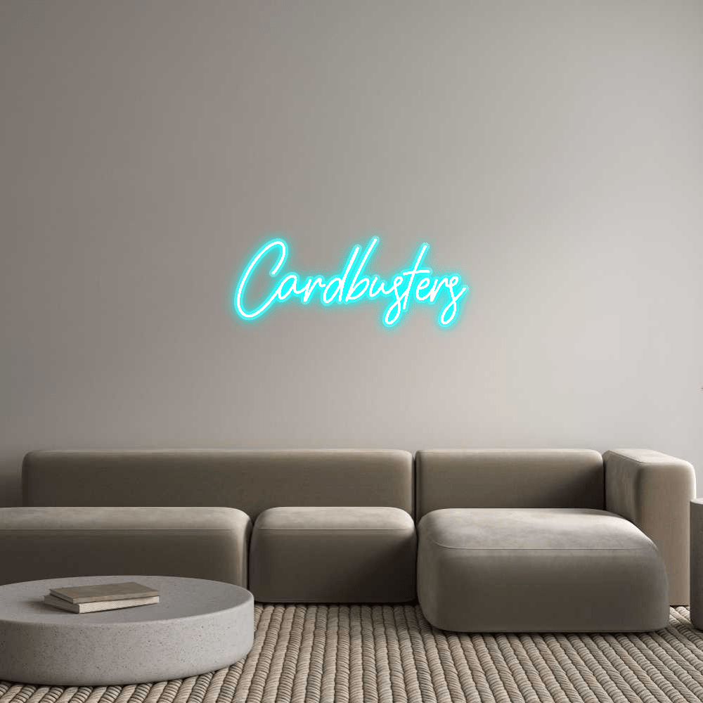Personalisierbares Neon - LED - Schild in Pink, ideal als Wanddekoration für Wohnzimmer oder Geschäftsräume