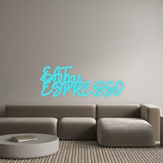 Personalisierbares Neon - LED - Schild in Pink, ideal als Wanddekoration für Wohnzimmer oder Geschäftsräume