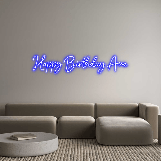 Personalisierbares Neon - LED - Schild in Pink, ideal als Wanddekoration für Wohnzimmer oder Geschäftsräume