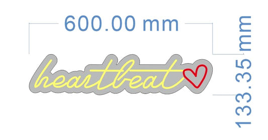 Personalisierbares Neon - LED - Schild in Pink, ideal als Wanddekoration für Wohnzimmer oder Geschäftsräume