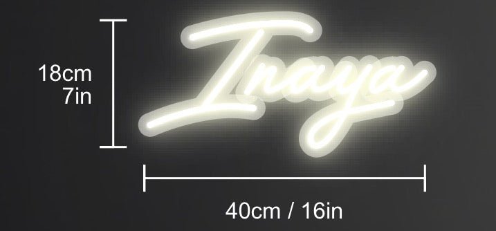 Personalisierbares Neon - LED - Schild in Pink, ideal als Wanddekoration für Wohnzimmer oder Geschäftsräume