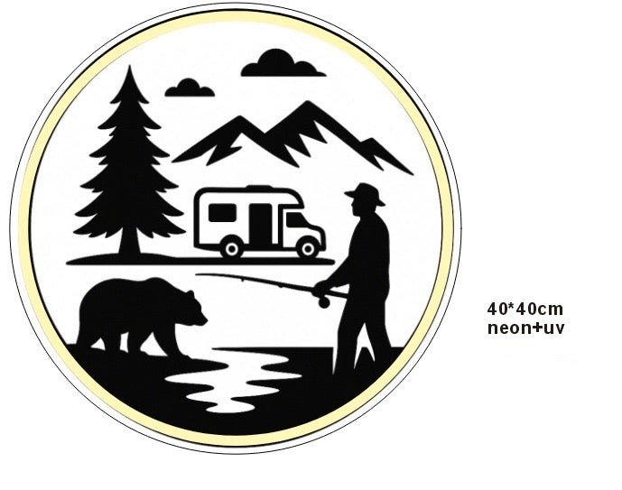 Personalisierbares Neon - LED - Schild in Pink, ideal als Wanddekoration für Wohnzimmer oder Geschäftsräume