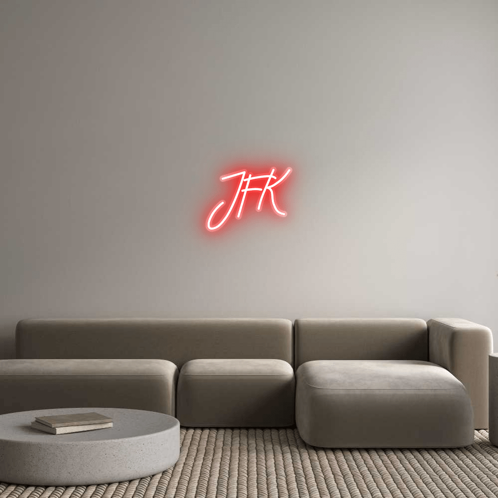 Personalisierbares Neon - LED - Schild in Pink, ideal als Wanddekoration für Wohnzimmer oder Geschäftsräume