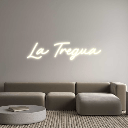 Personalisierbares Neon - LED - Schild in Pink, ideal als Wanddekoration für Wohnzimmer oder Geschäftsräume