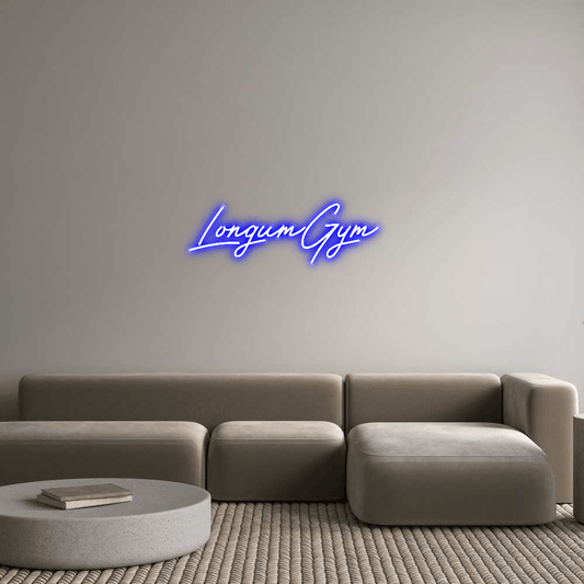 Personalisierbares Neon - LED - Schild in Pink, ideal als Wanddekoration für Wohnzimmer oder Geschäftsräume