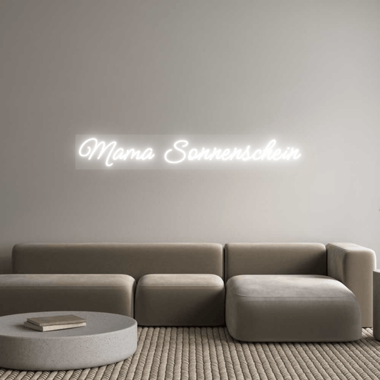 Personalisierbares Neon - LED - Schild in Pink, ideal als Wanddekoration für Wohnzimmer oder Geschäftsräume