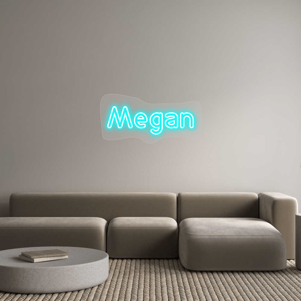 Personalisierbares Neon - LED - Schild in Pink, ideal als Wanddekoration für Wohnzimmer oder Geschäftsräume