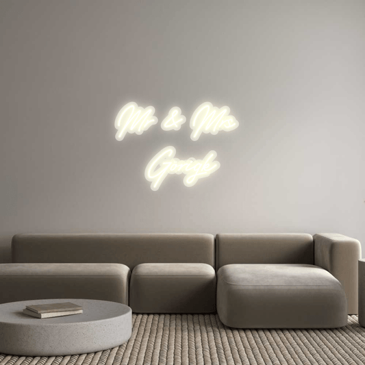 Personalisierbares Neon - LED - Schild in Pink, ideal als Wanddekoration für Wohnzimmer oder Geschäftsräume