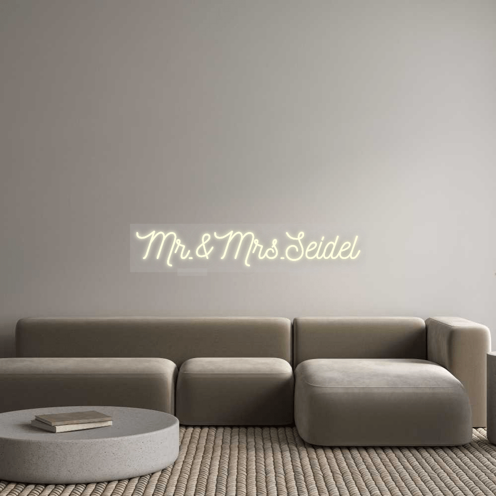 Personalisierbares Neon - LED - Schild in Pink, ideal als Wanddekoration für Wohnzimmer oder Geschäftsräume