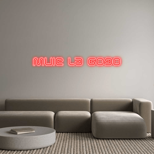 Personalisierbares Neon - LED - Schild in Pink, ideal als Wanddekoration für Wohnzimmer oder Geschäftsräume