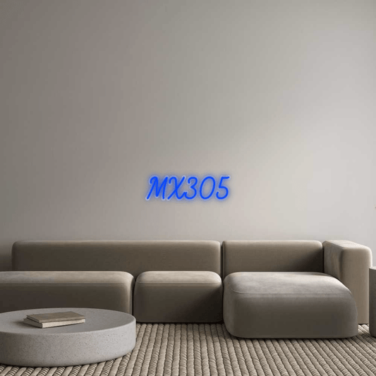 Personalisierbares Neon - LED - Schild in Pink, ideal als Wanddekoration für Wohnzimmer oder Geschäftsräume