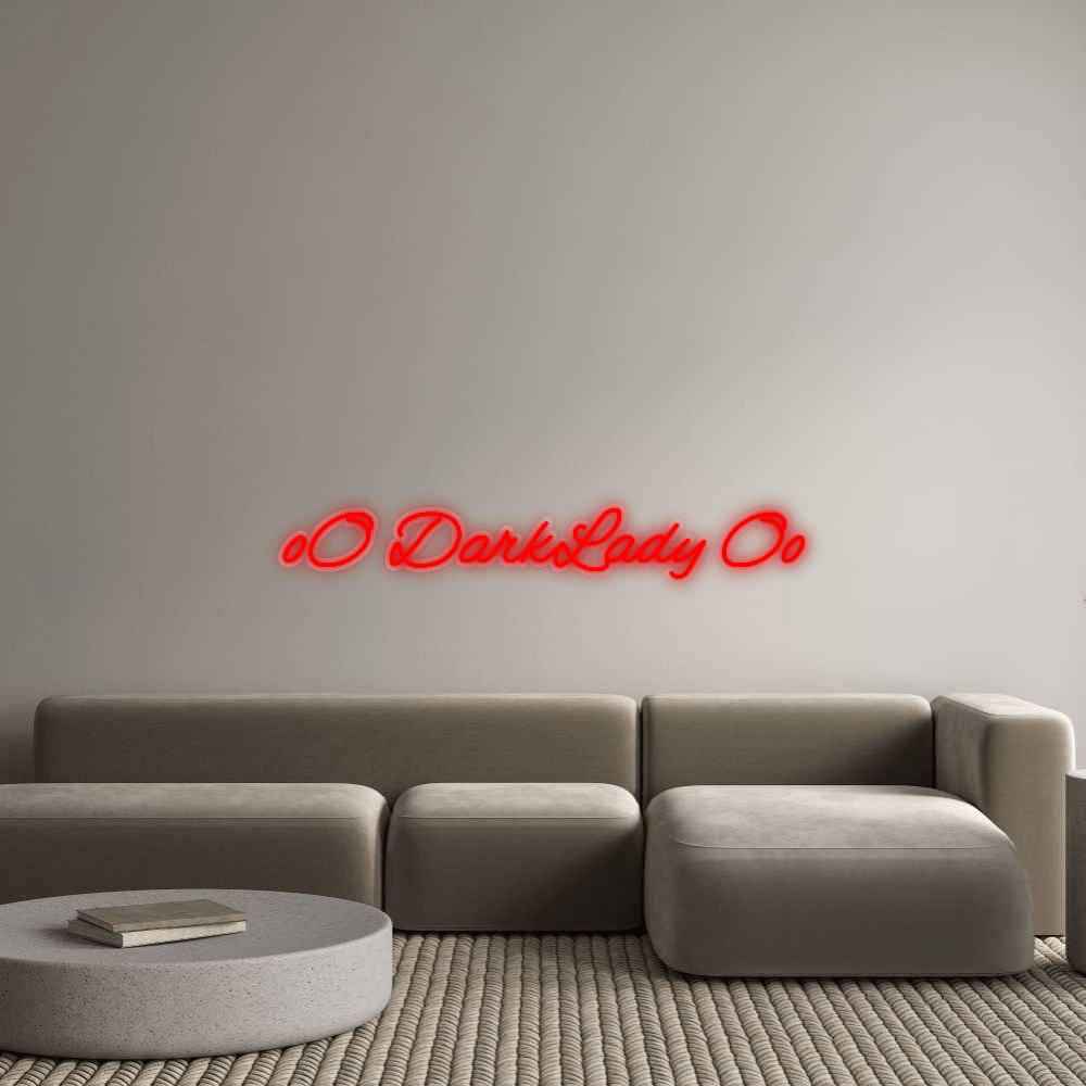 Personalisierbares Neon - LED - Schild in Pink, ideal als Wanddekoration für Wohnzimmer oder Geschäftsräume