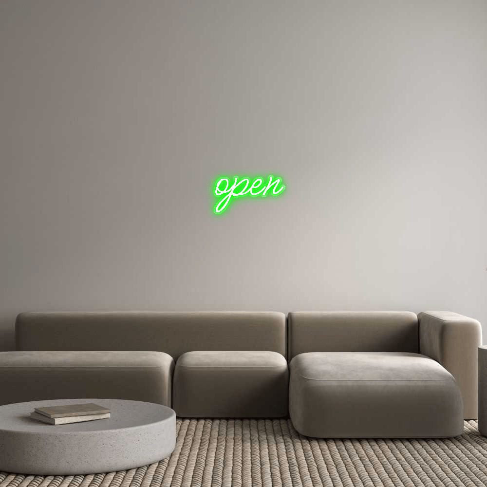 Personalisierbares Neon - LED - Schild in Pink, ideal als Wanddekoration für Wohnzimmer oder Geschäftsräume