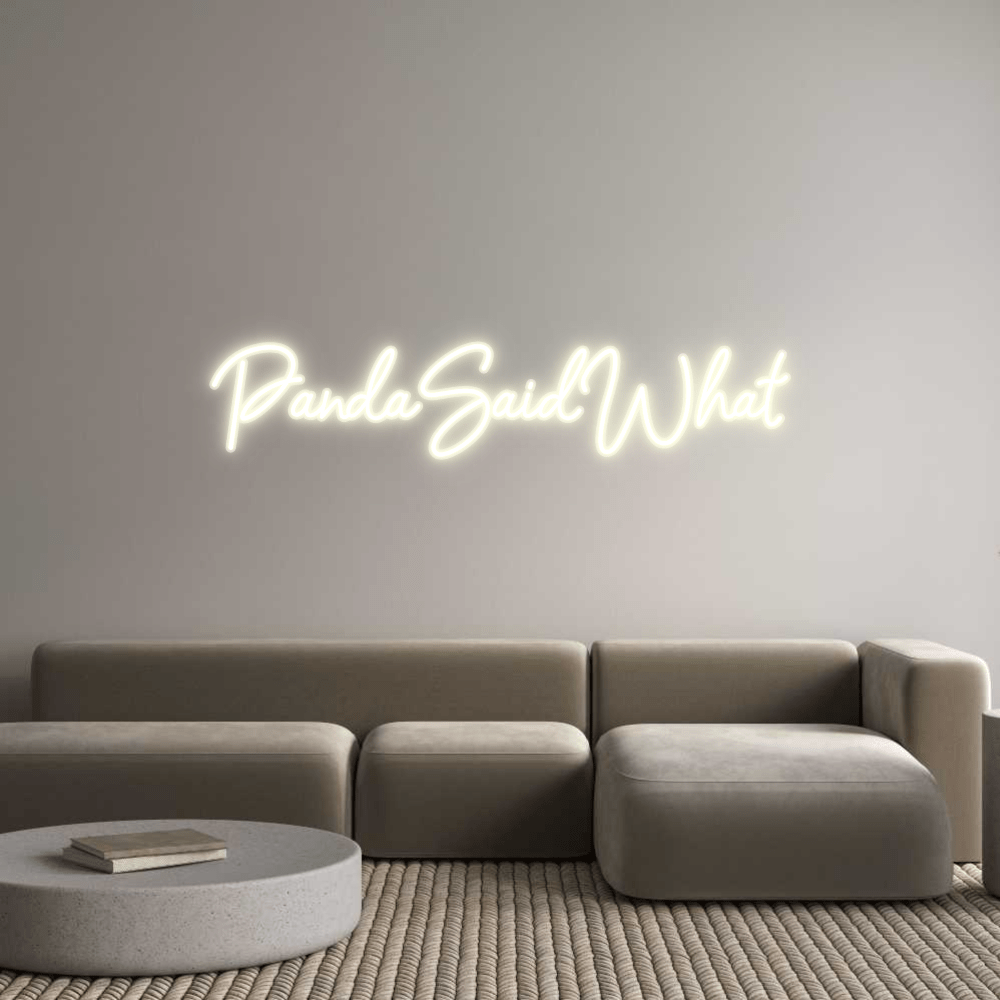 Personalisierbares Neon - LED - Schild in Pink, ideal als Wanddekoration für Wohnzimmer oder Geschäftsräume