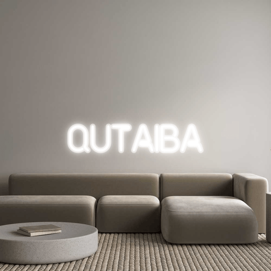 Personalisierbares Neon - LED - Schild in Pink, ideal als Wanddekoration für Wohnzimmer oder Geschäftsräume