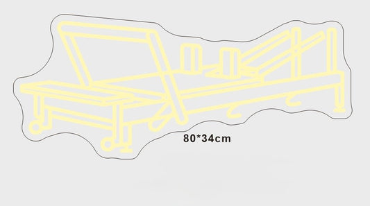 Personalisierbares Neon - LED - Schild in Pink, ideal als Wanddekoration für Wohnzimmer oder Geschäftsräume