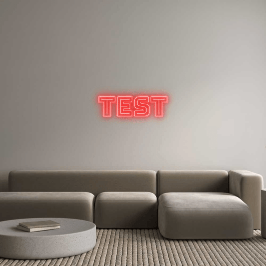 Personalisierbares Neon - LED - Schild in Pink, ideal als Wanddekoration für Wohnzimmer oder Geschäftsräume