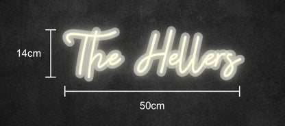 Personalisierbares Neon - LED - Schild in Pink, ideal als Wanddekoration für Wohnzimmer oder Geschäftsräume