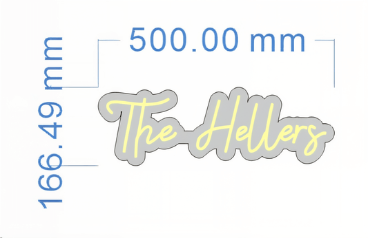 Personalisierbares Neon - LED - Schild in Pink, ideal als Wanddekoration für Wohnzimmer oder Geschäftsräume