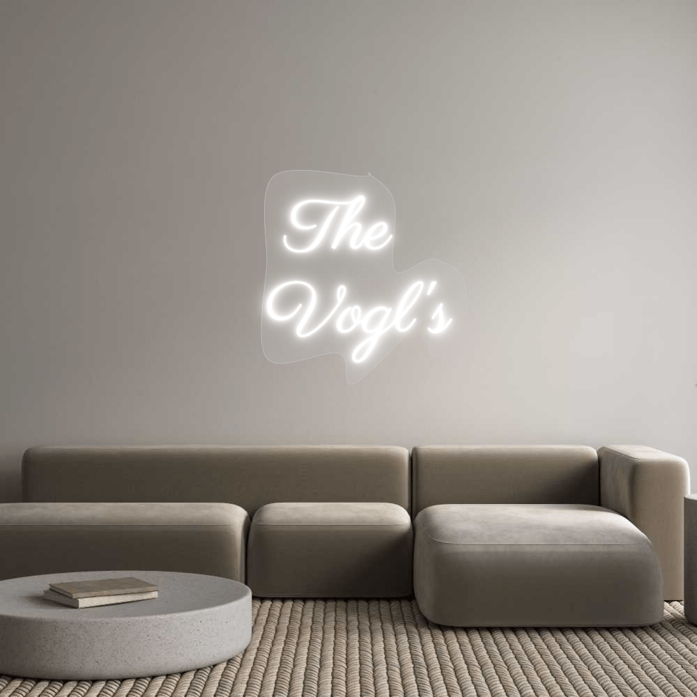 Personalisierbares Neon - LED - Schild in Pink, ideal als Wanddekoration für Wohnzimmer oder Geschäftsräume