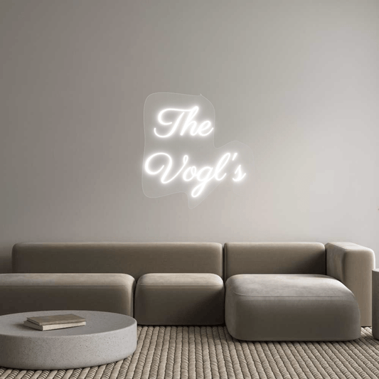 Personalisierbares Neon - LED - Schild in Pink, ideal als Wanddekoration für Wohnzimmer oder Geschäftsräume