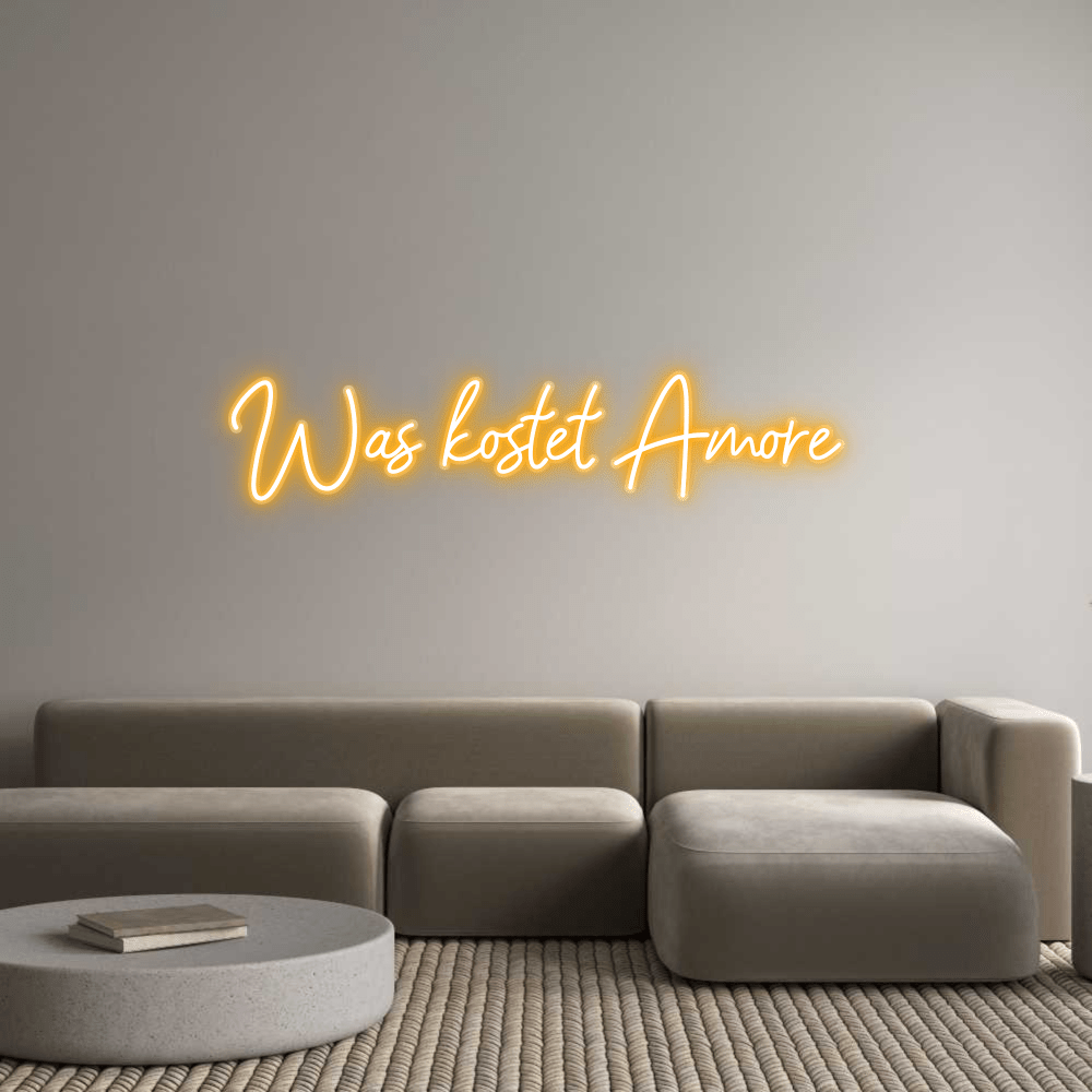 Personalisierbares Neon - LED - Schild in Pink, ideal als Wanddekoration für Wohnzimmer oder Geschäftsräume
