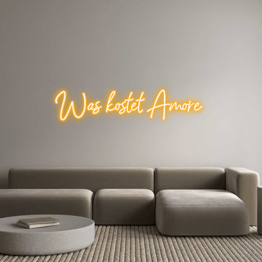 Personalisierbares Neon - LED - Schild in Pink, ideal als Wanddekoration für Wohnzimmer oder Geschäftsräume