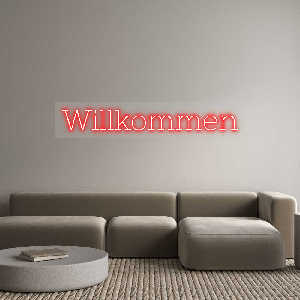 Personalisierbares Neon - LED - Schild in Pink, ideal als Wanddekoration für Wohnzimmer oder Geschäftsräume