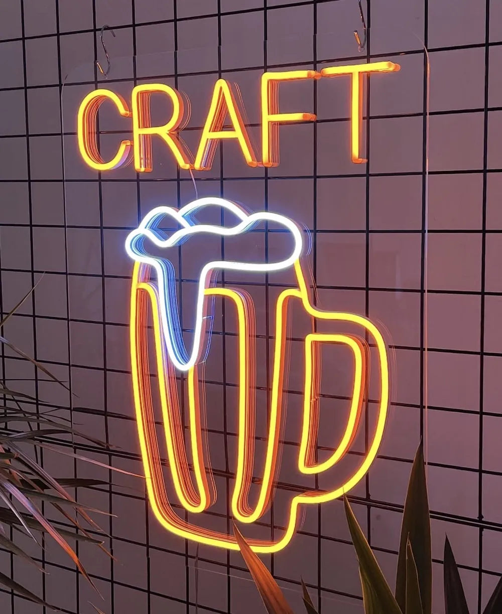 LED-Leuchtbuchstaben Schriftzug — Craft