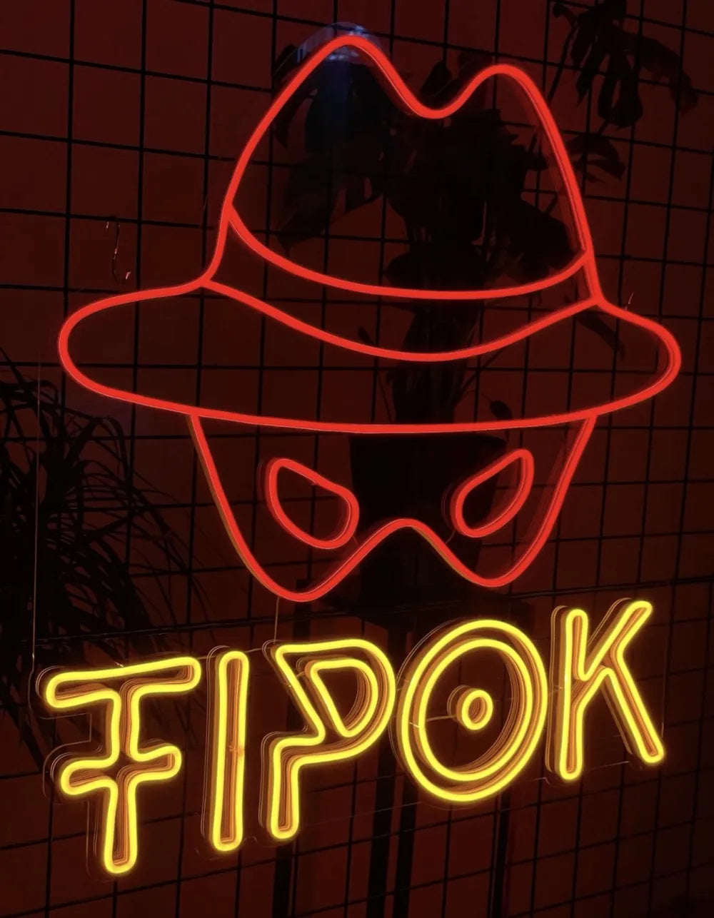 Neonschild Tipok